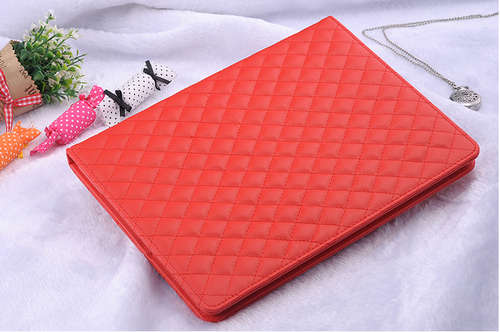 Rhombic style Smart case cover for iPad Air (Red)