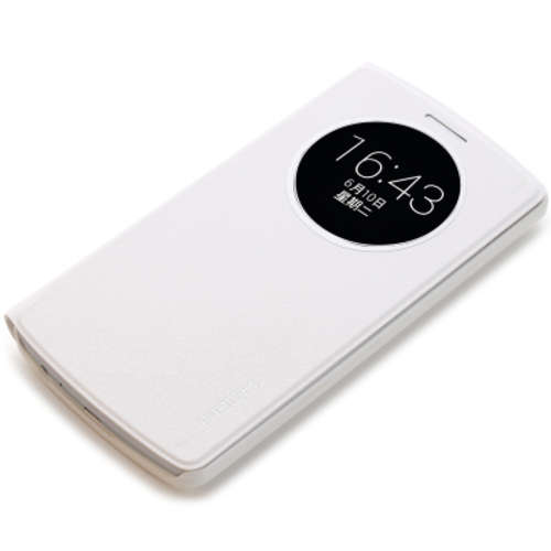 Rock Smart Wake up / Sleep S View Window case for LG G3 (White)