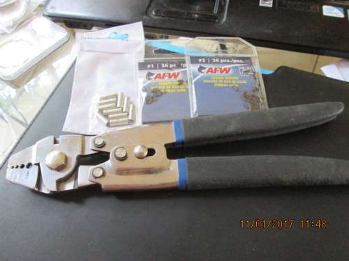 TOP QUALITY STAINLESS STEEL FERRULE CRIMPER WITH SOME FERRULES ...