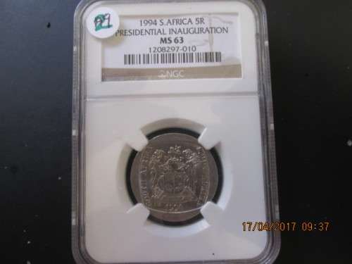 WOW..1994 PRESIDENTIAL INAUGURATION NGC MS63