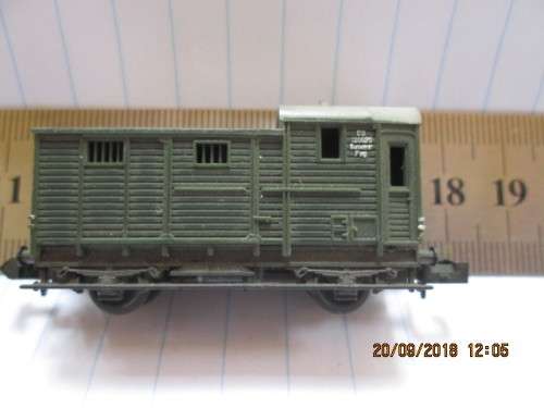 MORE!! 50 ODD YEAR OLD N GAUGE W GERMAN TRIX WAGON .....COLLECTIBLE.. PLEASE SEE ALL PICS