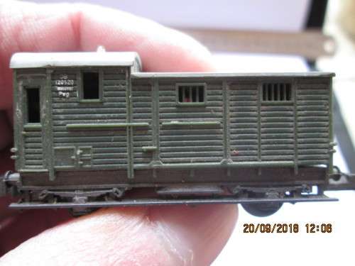 MORE!! 50 ODD YEAR OLD N GAUGE W GERMAN TRIX WAGON .....COLLECTIBLE.. PLEASE SEE ALL PICS