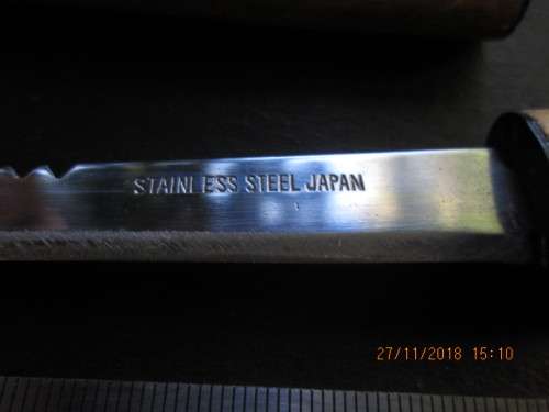 OLD JAPANESE FISH FILLETING KNIFE ..PLEASE SEE...