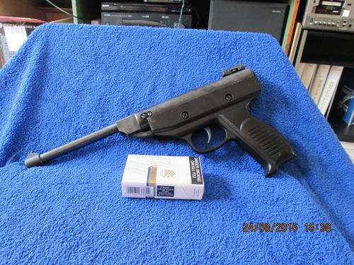 COLLECTIBLE MC COY LARGE POWERFULL AIR PISTOL/PELLET GUN
