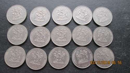 15 X R1 COINS VARIOUS DATES AS PER IMAGES SEE DESCRIPTION (ONE BID FOR ALL)