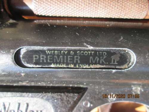 Great Find....Air Pistol/Pellet gun `Webley` (Made in England)  Premier MK II. Please see