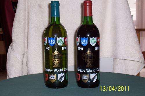Rugby World Cup 1991 Wine Presentation Set
