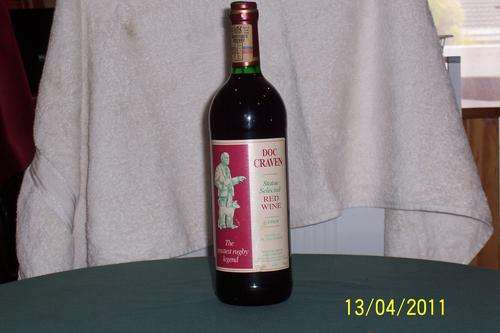 Doc Craven Statue Selected Red Wine