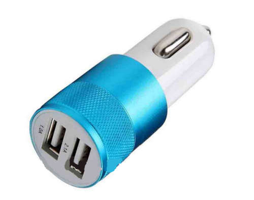 2.1A/1.0A 2-PORT USB CAR FAST LIGHTNING CHARGER (IN STOCK)