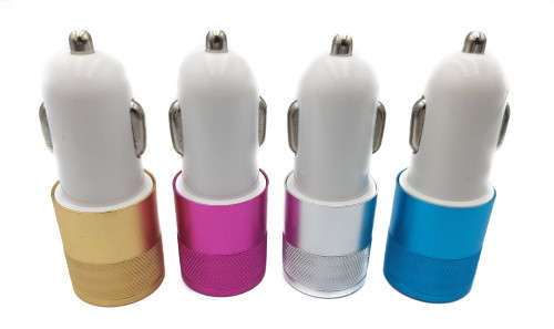 5 x 2-PORT USB CAR CHARGER (IN STOCK) (FREE SHIPPING for main centers)