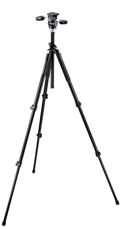 Manfrotto Tripod Stand + 3 Way Head