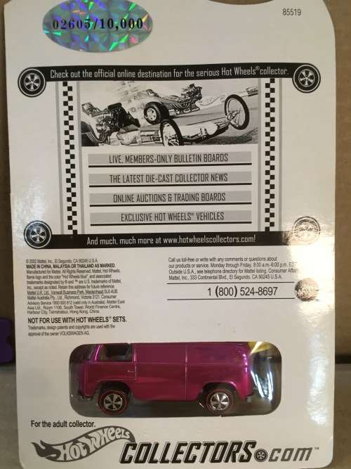 Hot Wheels Pink RLC VW Bus Neo Classics Online Exclusive Beach Bomb Too