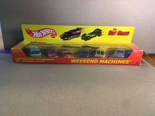 Hot Wheels Hot Ones metal/metal - Weekend Machines - 6 Car Toy set