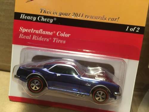 Hot Wheels Redline Club RLC 2011 Rewards - heavy chevy and Chevelle SS - Hotwheels collectors