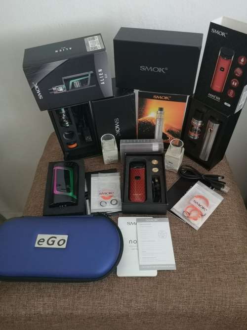 Smok - Alien 220W Mod, TFV8 Smok Baby Beast, Smok Nord & Vape Case