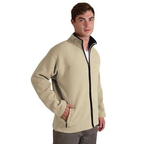Double-sided Microfibre Polar Fleece - Black/ 3XL