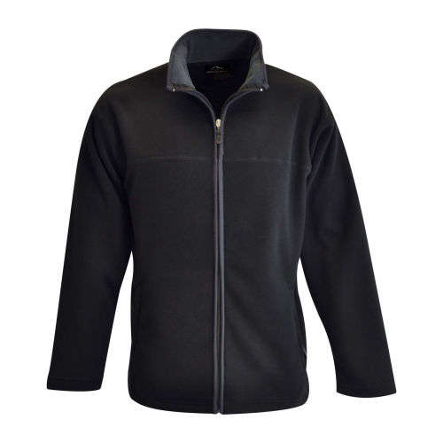 Double-sided Microfibre Polar Fleece - Black/ 3XL