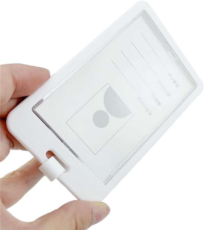 ID Card Holder Protector Pouch with clear window office school ID card holder, divers license holder