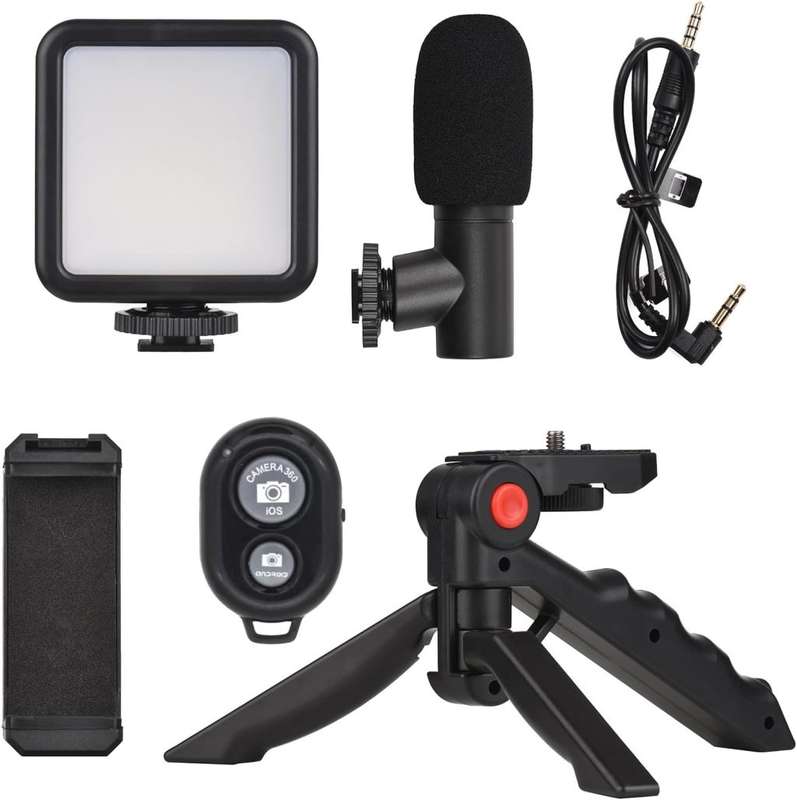 Video Making kit / Vlogging Selfie kit / Video Photo kit / Phone Vlogging Selfie light kit for