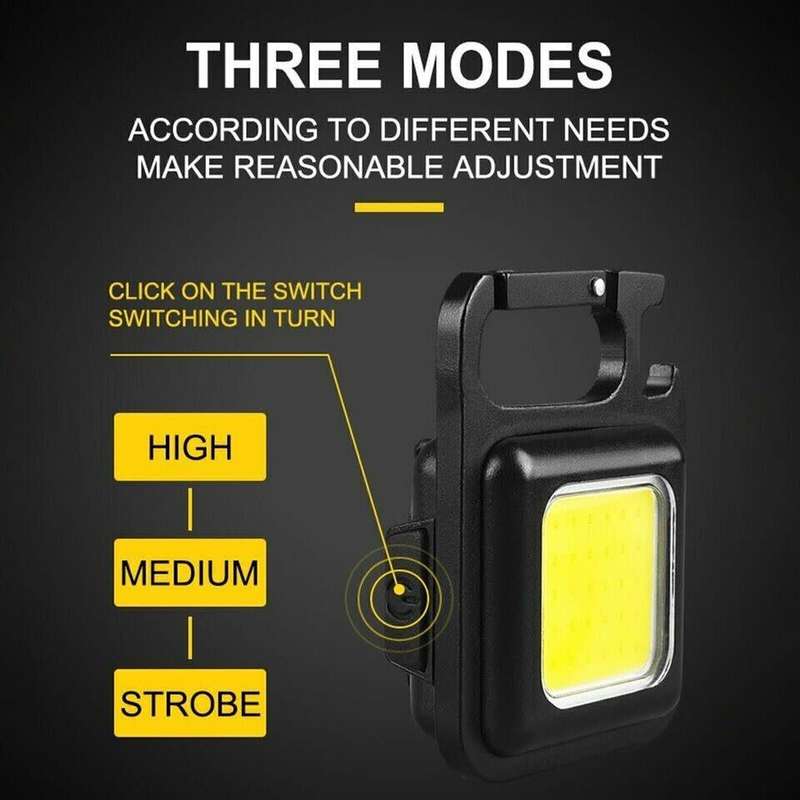 LED Keychain Light USA Rechargeable Multifunction / Key Chain light / Key Light / Pocket Keychain