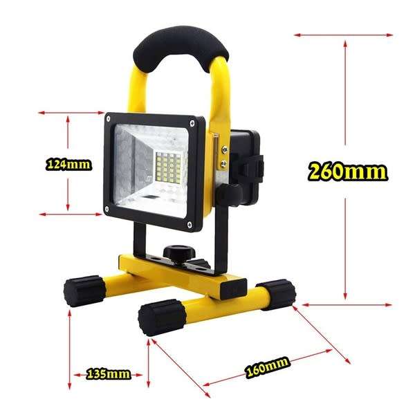 Rechargeable LED Floodlight LED Outdoor Light 30W / Camping, Fishing Floodlight 30W