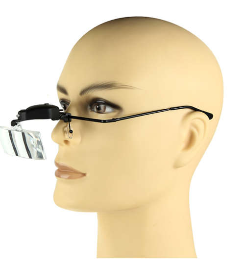 1.5X 2.5X 3.5X Supporting Glasses LED Lamp Magnifier (FREE SHIPPING)