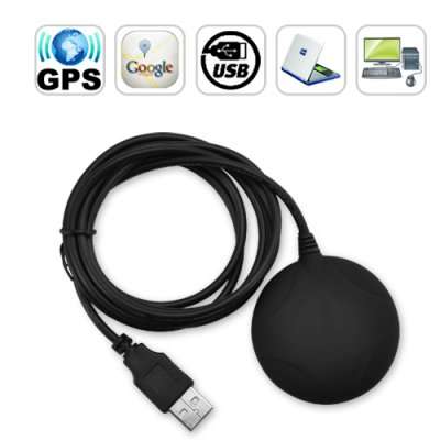 USB GPS Receiver - SiRF Star III GPS chipset, Magnetic Base, 145cm Cable