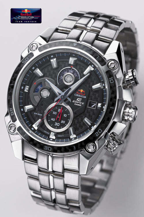 Casio edifice F1 Redbull edition SAPPHIRE GLASS carbon dial.LOCAL STOCK