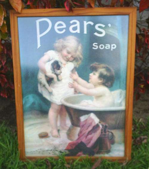 Pears Soap "Bathing is so Lonesome'
