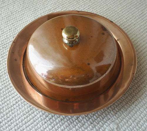 Copper Butter Dish (S.A.S)