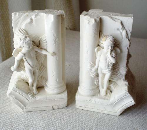 Set of Cherub Book Ends