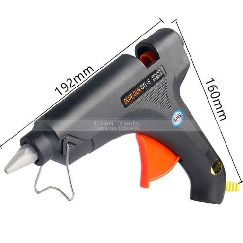Hot Melt Glue Gun 60W 100V-240V Adhesive Gun Crafts Repair Tool Professional With Plug Adaptor