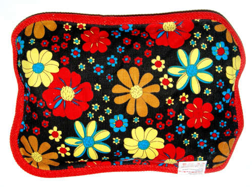 Electric Hot-water Bottle - Flowers / Dog. SOFT!