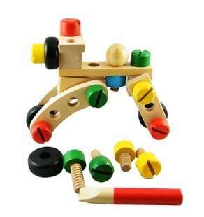 30 Piece Changeable Nut Building Blocks - Car