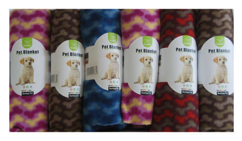Pet Blanket set of 2 For Male Dogs