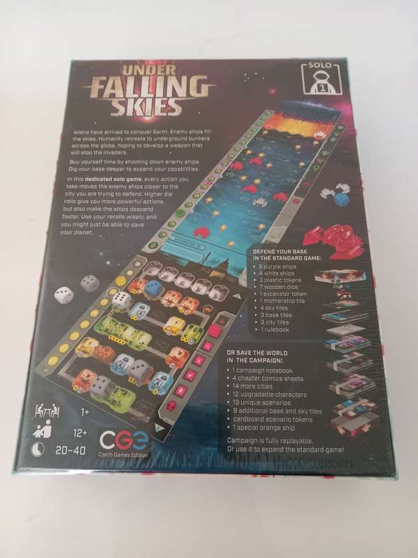 Under falling stars - Board Game