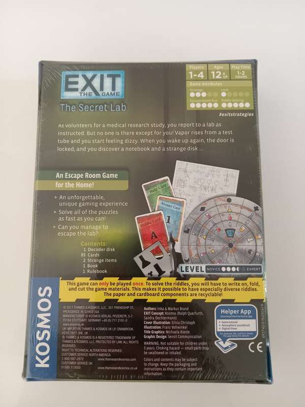 EXIT - The secret lab - Game