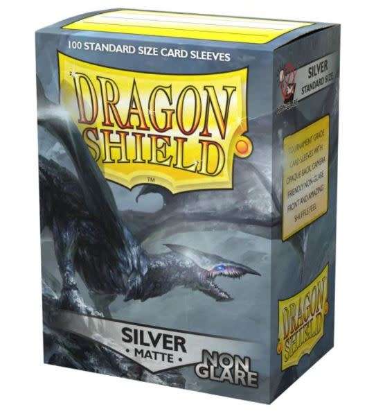 Dragon Shield Sleeves Standard: Matte Silver (Non-Glare)(100)