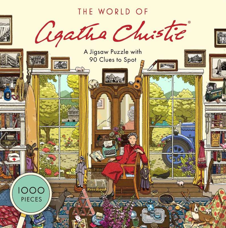 The World of Agatha Christie 1000 Piece Puzzle: 1000-piece Jigsaw with 90 Clues to Spot