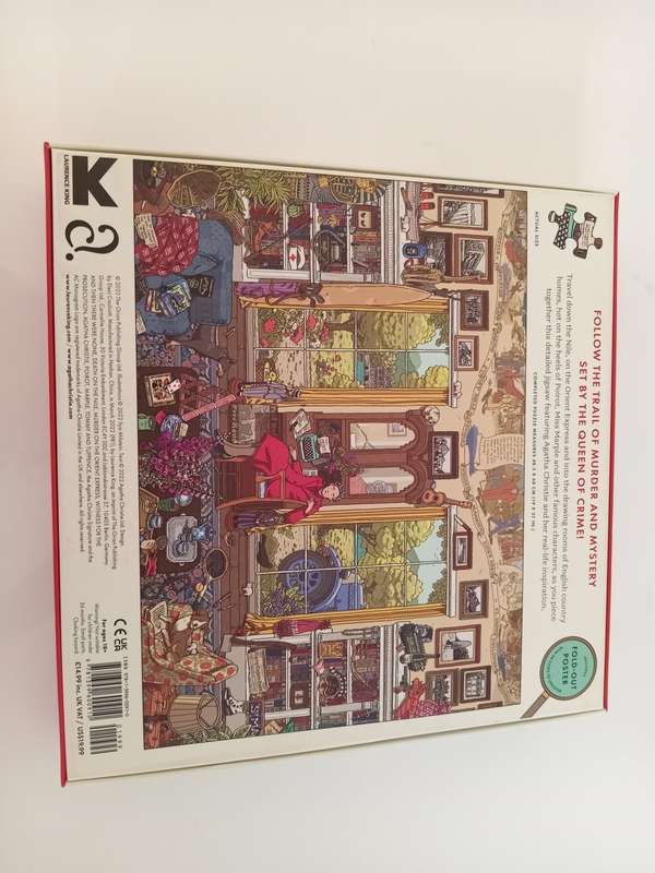The World of Agatha Christie 1000 Piece Puzzle: 1000-piece Jigsaw with 90 Clues to Spot
