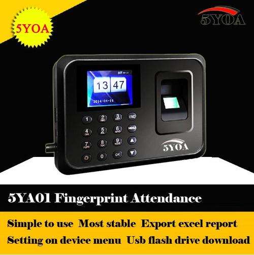 Biometric Fingerprint Time Clock Recorder Attendance Employee