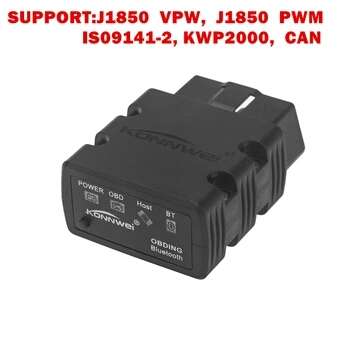 ELM327 Bluetooth Konnwei Kw902 OBD Scanner