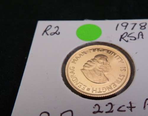 1978 GOLD two Rand. For Signature Gold only.