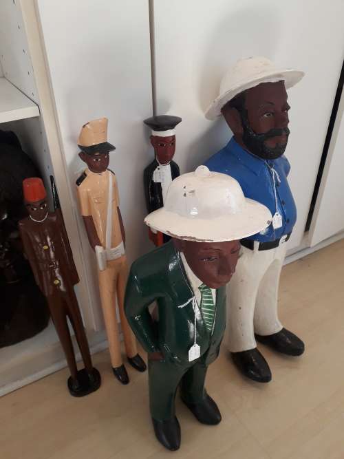 Solid Wood Post Colonial Figures