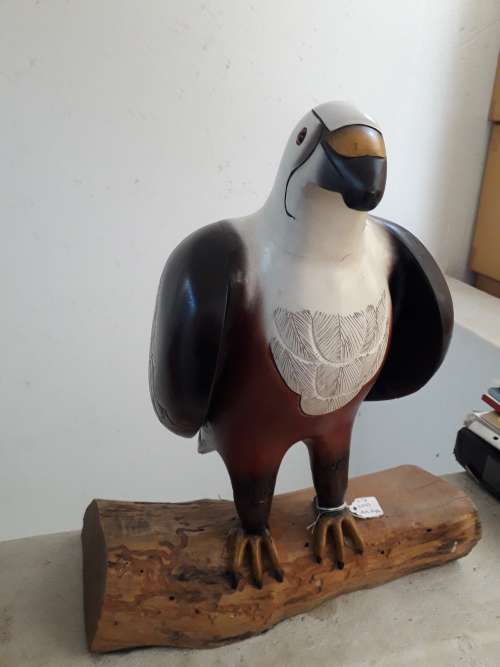 Solid Wood Fish Eagle
