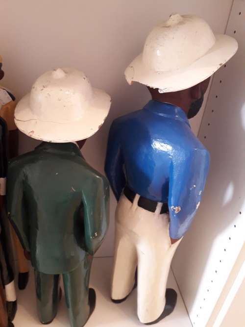 Solid Wood Post Colonial Figures