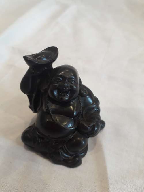 Resin Set Small Laughing Buddah Ornament