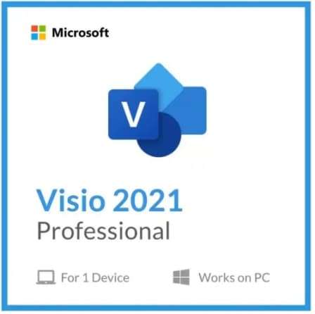 NEW DEAL | Microsoft Visio 2021 Pro | LIFETIME ACTIVATION 1PC | TRUSTED SELLER | 32 and 64 Bit