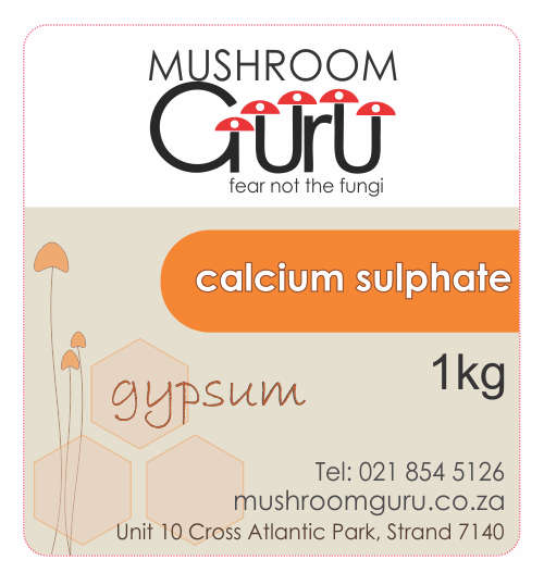 Gypsum (1 kg) for mushroom cultivation