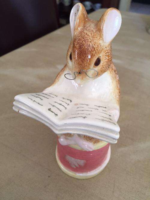 Beatrix Potter "The Mouse Tailor" Money Bank 620300